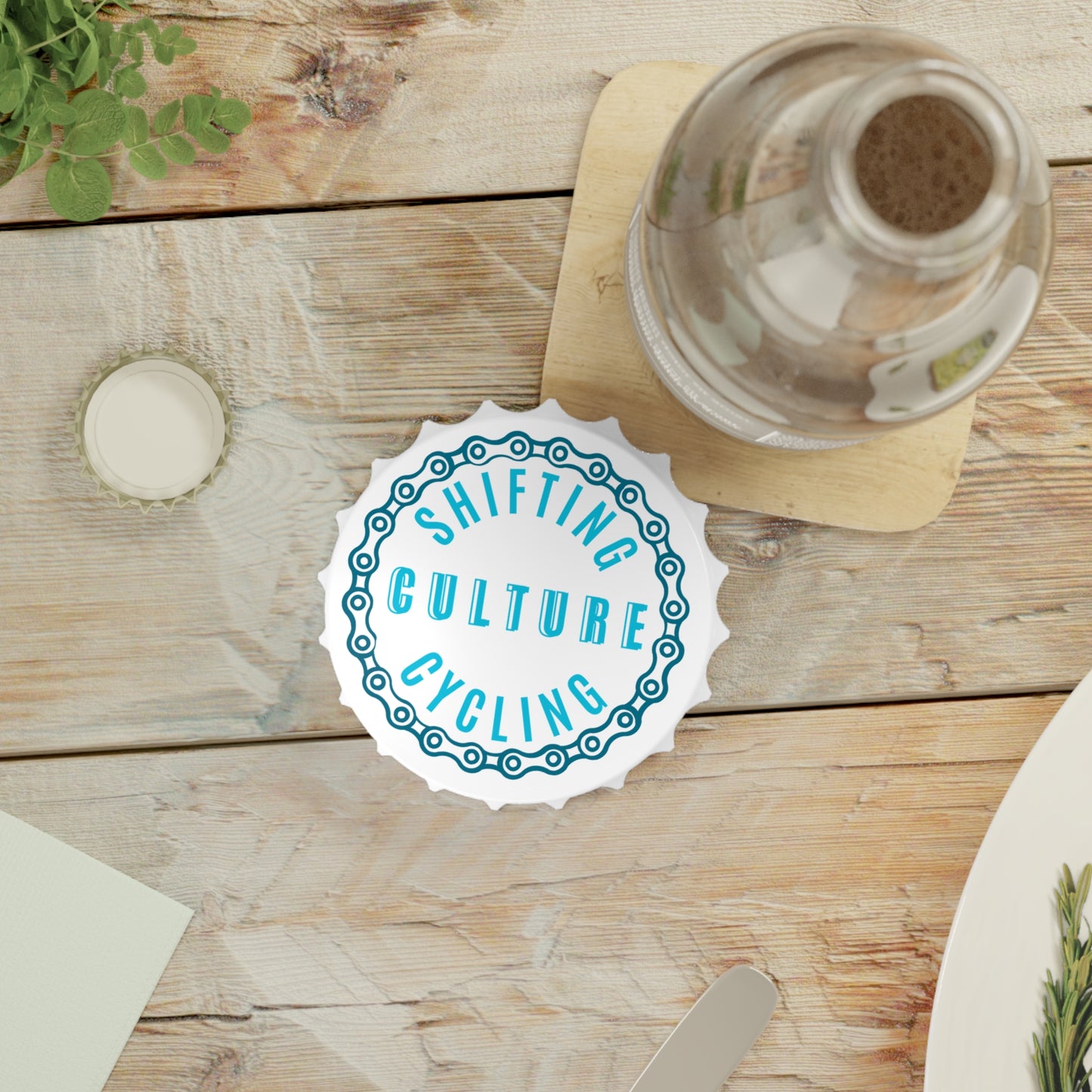 Shifting Culture Cycling Bottle Opener