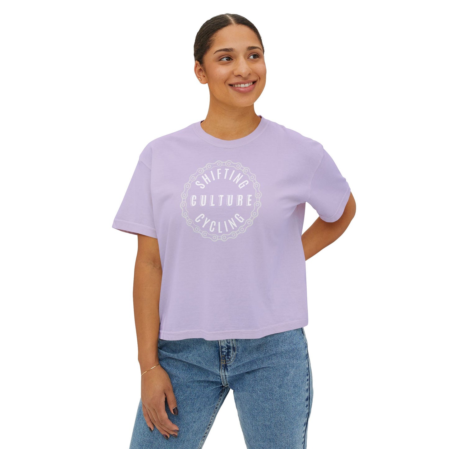 Shifting Culture Cycling Women's Boxy Tee