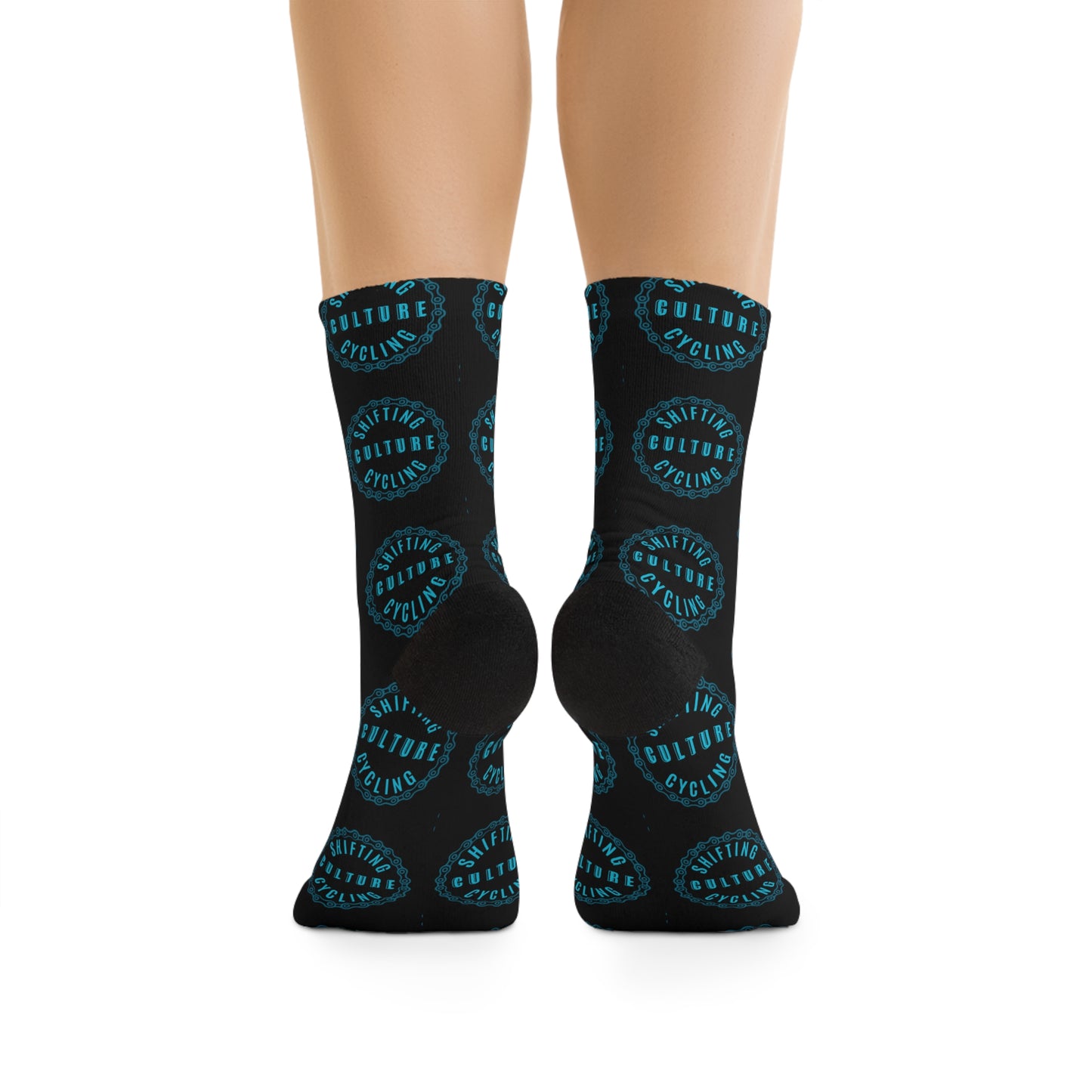 Shifting Culture Cycling Logo Socks (Recycled Blend)