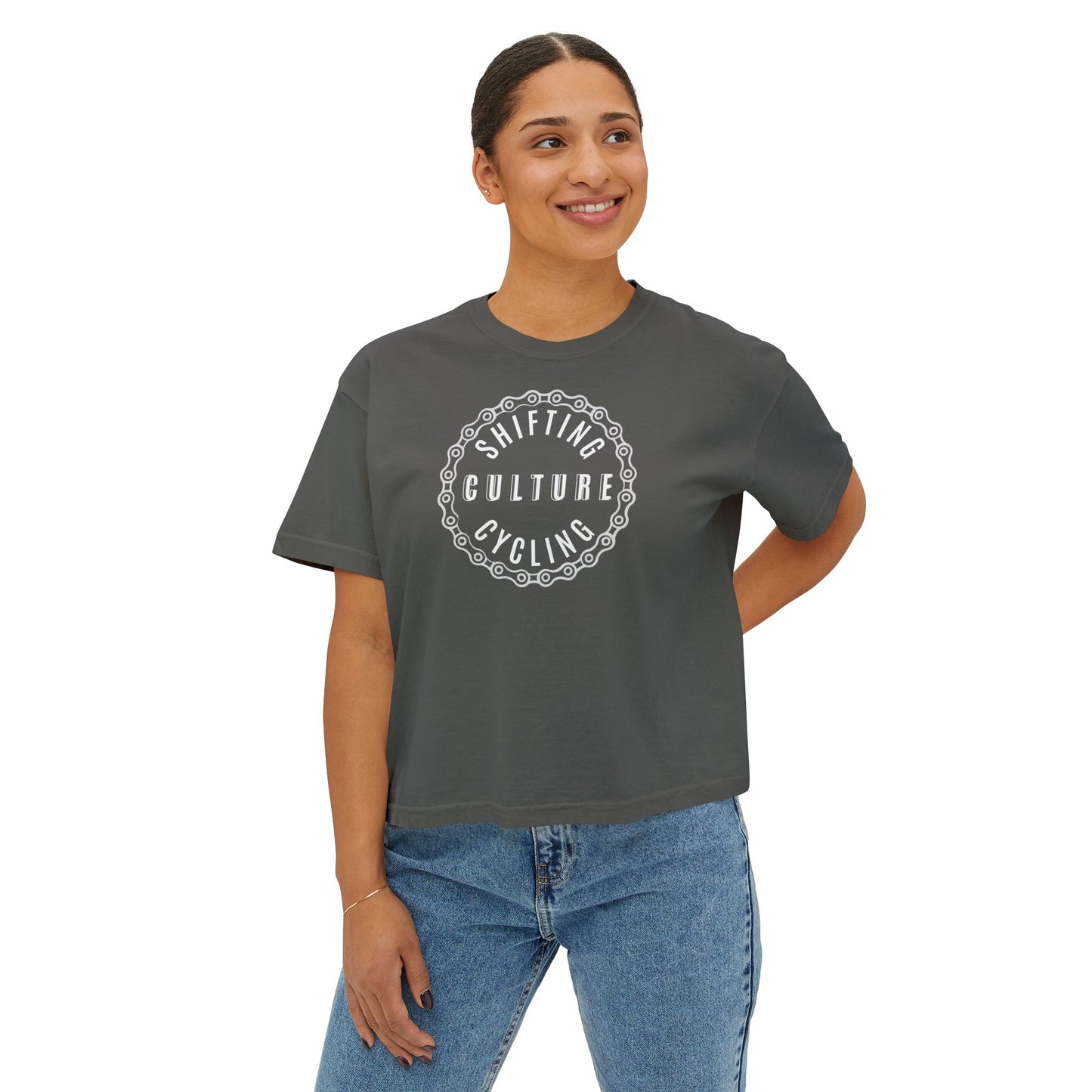 Shifting Culture Cycling Women's Boxy Tee