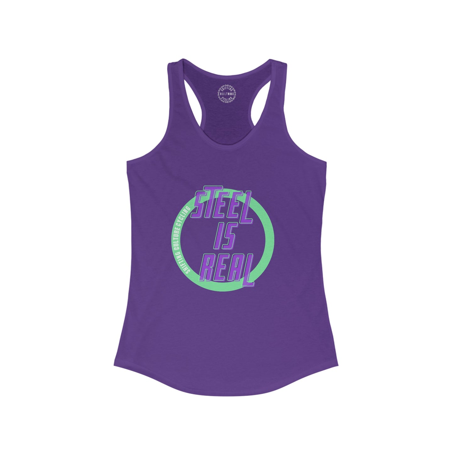 Steel is Real Women's Racerback Tee