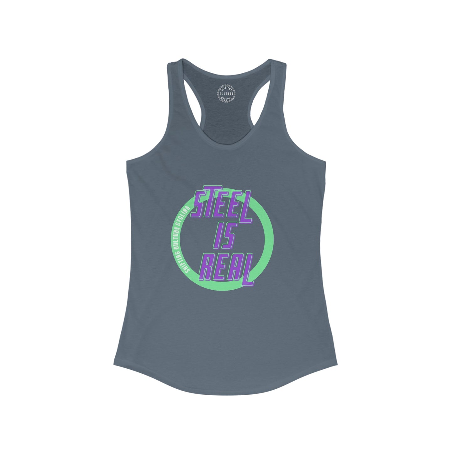 Steel is Real Women's Racerback Tee