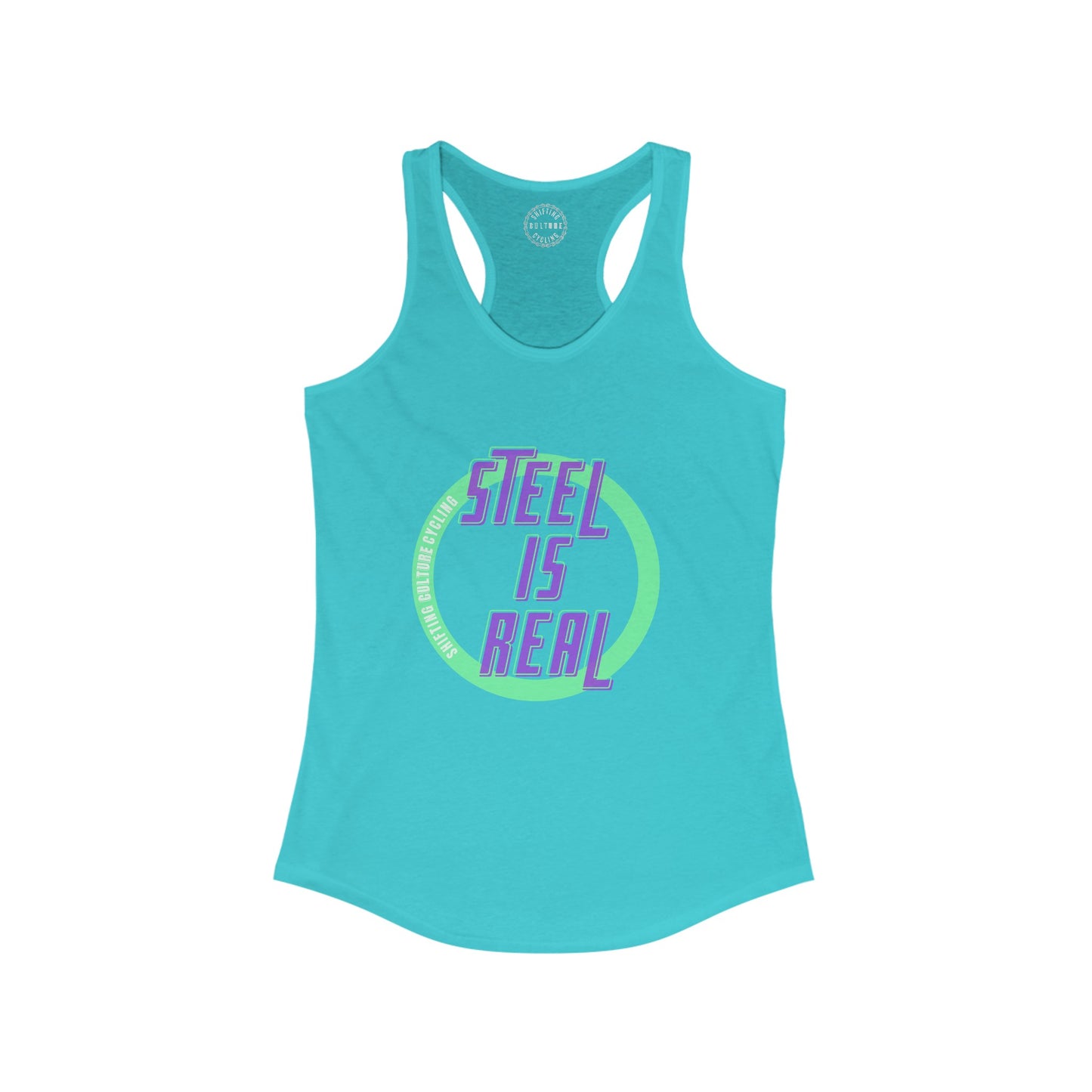 Steel is Real Women's Racerback Tee