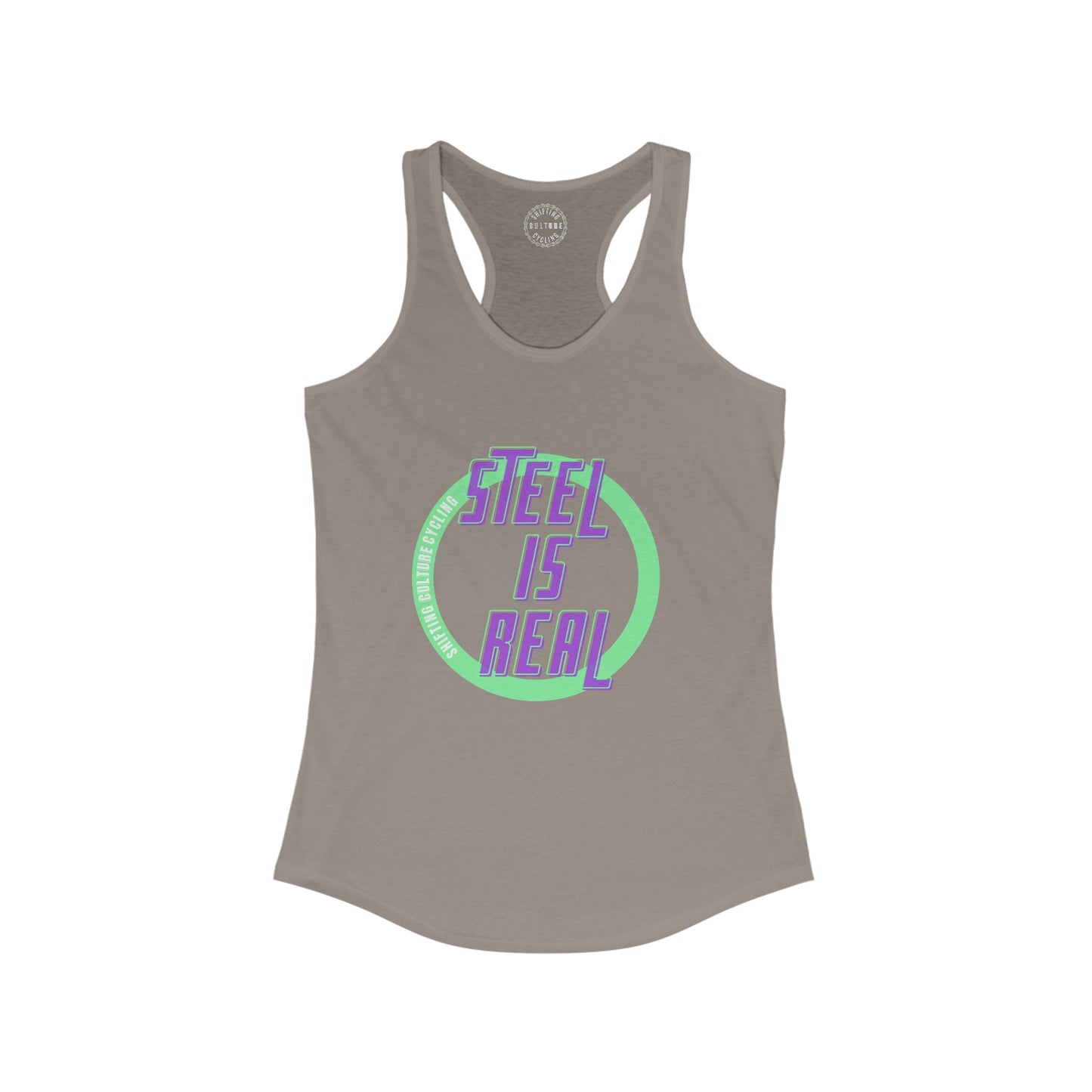 Steel is Real Women's Racerback Tee