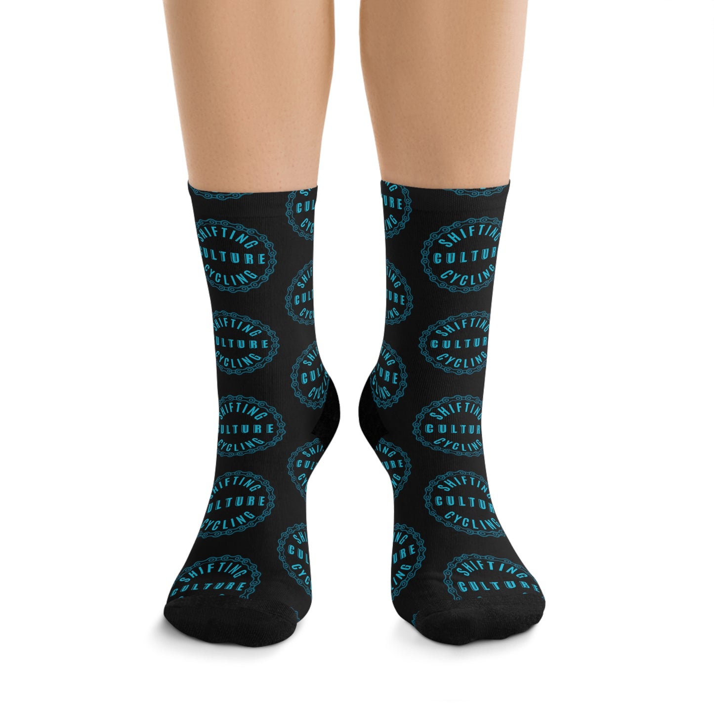 Shifting Culture Cycling Logo Socks (Recycled Blend)
