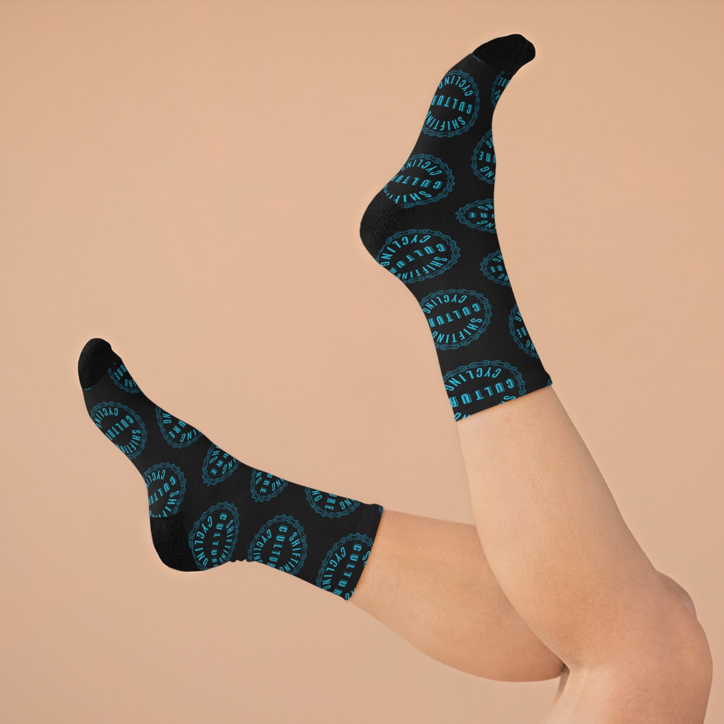 Shifting Culture Cycling Logo Socks (Recycled Blend)