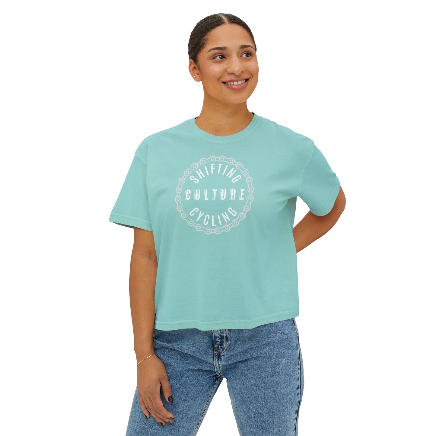 Shifting Culture Cycling Women's Boxy Tee